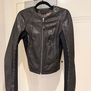Mackage Black Leather Jacket
